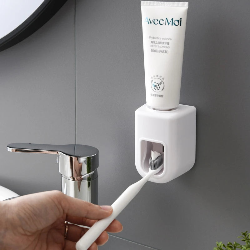 Distributeur Automatique de Dentifrice Mural - Accessoire de Salle de Bains Pratique et Créatif