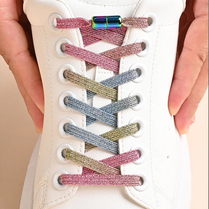 Lacets de Chaussures Sans Cravate - Style Moderne et Pratique pour Enfants et Adultes