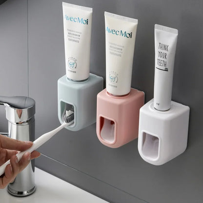 Distributeur Automatique de Dentifrice Mural - Accessoire de Salle de Bains Pratique et Créatif